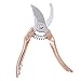 Robao Professional Sharp Bypass Pruning Shears, Tree Trimmers Secateurs,Hand Pruner, Bronze Handle Garden Shears,Clippers For The Garden