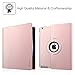 Fintie Apple iPad 2/3/4 Case - 360 Degree Rotating Stand Smart Case Cover for iPad with Retina Display (iPad 4th Generation), iPad 3 & iPad 2 (Automatic Wake/Sleep Feature) - Rose Gold