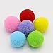 ZJlncpz Pompoms Craft Assorted Colors Acrylic Hobby Supplies 1 Inch Round Pack of 250