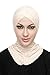 Aishah Muslim Women Hijab Cap Bonnet Full Cover Cotton Inner Under Scarf (Skin)