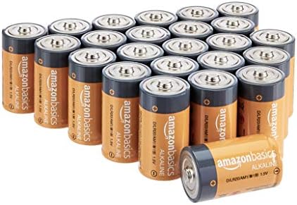 Amazon Basics 24 Pack D Cell All-Purpose Alkaline Batteries