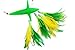 EatMyTackle Bird Feather Daisy Chain | Saltwater Fishing Teaser (Green)