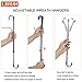 LBSUN Wreath Hanger, Adjustable Over The Door Wreath Hanger Wreath Holder Wreath Hook for Door Christmas (Nickel,20 lbs)