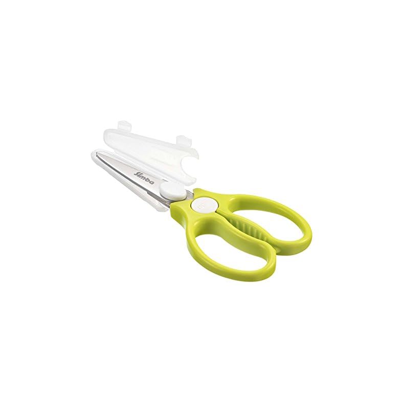 Simba Premium Portable Safety Food Scissors (Green)