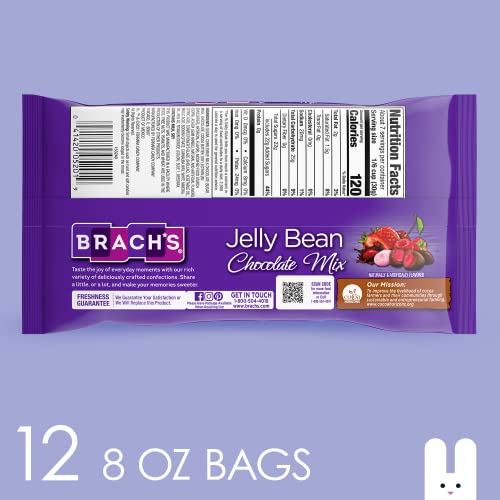 Brach's Jelly Bean Chocolate Mix Bag of FruitFlavored Jelly Beans
