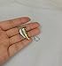 Mini Keyring Small Pocket Keychain Folding Folder Knife Brass Gift