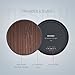 iPhone X/8 Qi Best Wireless Charger Pad Kit by Wuteku New 2018 Upgraded | Stylish Natural Bamboo Wood Look Thin Slim Design | Compatible Samsung and Apple Enabled Devices | Sleep Charging Friendly DB