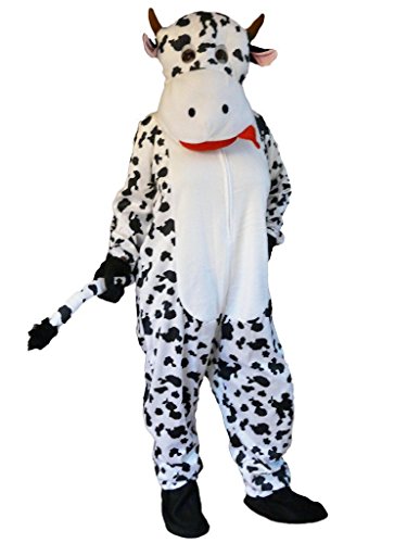 Fantasy World Adults Cow Costume Halloween for Men and Women, Size: L / 12-14, Zo06