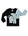 Boys Pajamas Elephant 2 Piece Kids Pjs Sets 100% Cotton Toddler Sleepwears