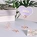 Artliving 12pcs Place Card Holder Memo Holder Clip Photo Holder Table Number Holder Round Shape Rose Gold