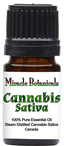 Miracle Botanicals Cannabis Sativa Essential Oil - 100% Pure Cannabis Sativa - Therapeutic Grade - 5ml Miracle Botanicals Cannabis Sativa Essential Oil - 100% Pure Cannabis Sativa - Therapeutic Grade - 5ml