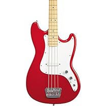 Squier Affinity Series Bronco Bass Guitar Torino Red
