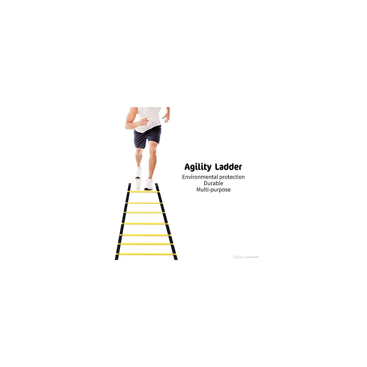 Kxuhivc Agility Ladder for Kids Teens Speed Agility Training Ladders