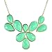 Jane Stone Fashion Gold Tone Bubble Collar Necklace Statement Chunky Jewelry for Women