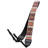 Eggsnow Camera Shoulder Neck Strap Vintage Belt for All DSLR Camera(Nikon Canon Sony Pentax etc) - Multi Yellow