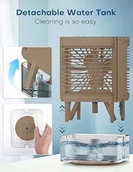 COOLECH Personal Air Conditioner w/Remote & LED
