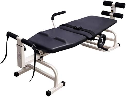 SHIYN Foldable Portable Cervical and Lumbar Traction Bed, Cervical and Lumbar Traction Bed Stretching Device