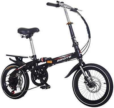 メンズ レディース 人気ブランド多数対象 軽量折りたたみスピードダンピング自転車用ミニ折りたたみ自転車インチ7スピードポータブル学生折りたたみ自転車
