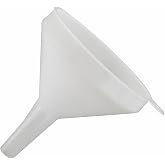 Winco 4 1/4" White Plastic Commercial Funnel | Precision transfer, Lightweight design, Restaurant service