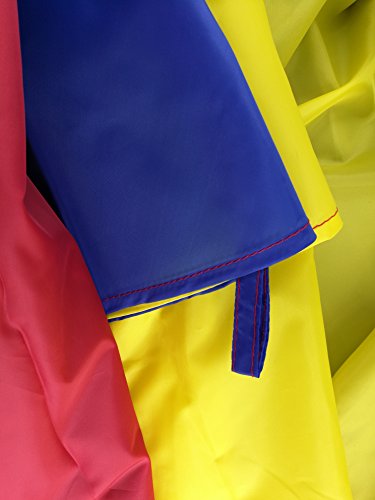 image for FixtureDisplays 12 Foot Play Parachute for Kids 8 Handles with Storage