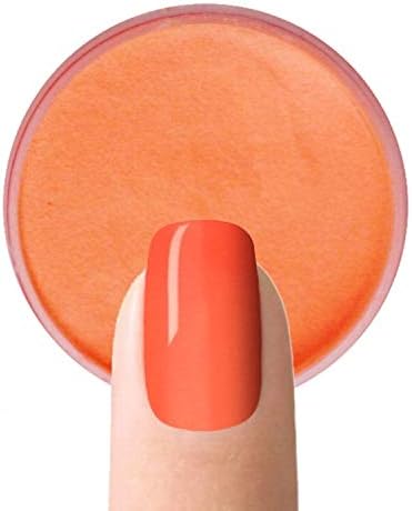 Npulse Coloured Acrylic Powder 10g Pot Builder or 3D Nail Art Polymer (9 Corel Pink)