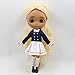 Original Doll Clohtes Outfit, Old School Uniform(Coat + Dress + Stocking) , Doll Dress Up for 1/6 12inch Doll or ICY Doll- Fortune Days(YW-YF011)