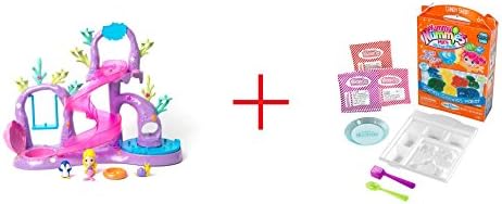 Splashlings Coral Playground Playset AND Yummy Nummies Candy Shop - Gummies Goodies Maker - Bundle