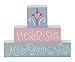 "He is Risen" Religious Christian Easter Decoration with Cross