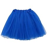 Plus Size Adult - Princess Costume Ballet Warrior Dash/Run - Tutu (Royal Blue)