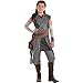 Costumes USA Rey Costume for Girls, Star Wars: The Last Jedi, Size Large, Includes Jumpsuit with Wraps and Arm Warmers