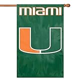 Party Animal Miami Hurricanes Ibis Banner College Flag