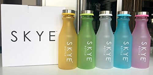 SKYE Bottle PACK-BACK TO SCHOOL SALE! Pastel COOLEST WATER BOTTLE-18oz Leak Proof-BPA Free-Sport-Wide Mouth-Soda-Kids-Boys-Girls-Men-Women-Fruits Ice-Office-Gym-Lunch-Beach-Summer