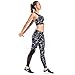 Move With You Womens Crop Tank Tops Workout Running High Neck Sports Bra Built-in Bra Racerback