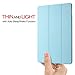 Poetic iPad Air Case [Slimline Series] - [Lightweight] [Ultra-slim] PU Leather Slim-Fit Trifold Cover Stand Folio Case for Apple iPad Air 1st Gen (5th Generation iPad) Sky Blue