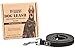 Leatherberg Leather Dog Training Leash - Black 6 Ft Long x 3/4