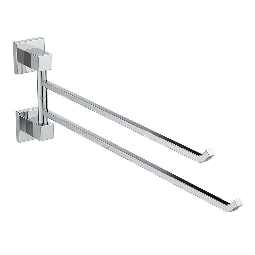 Ideal Standard IOM Square Double Towel Rail, Chrome, E2200AA