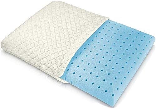 NapYou Amazon Exclusive Ventilated Cooling Gel Memory Foam Bed Pillow with AirCell Technology & Cool Washable Cover