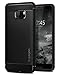 Spigen Rugged Armor HTC U Ultra Case with Resilient Shock Absorption and Carbon Fiber Design for HTC U Ultra - Black