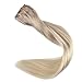 Full Shine 18 Inch Clip In Hair Extensions Balayage Nordic Color Clip In Blonde Extensions Real Remy Human Hair Clip Ins Full Head Set Clip In Straight Human Extensions 9 Pcs 120 Gram