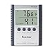 Samshow Hygrometer Thermometer, Digital Humidity Monitor with Temperature Monitor, Indoor/Outdoor Thermometer, Probe, Temperature Gauge Humidity Meter Battery Included