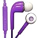 W-Wireless 6 Item Accessory Bundle for Samsung Galaxy Note 8/S8/S9/S9 Plus Includes: Car Charger, Home Charger, USB Data Cable, Stereo Headset, Aux Cord & Stylus Pen (Purple Kit)