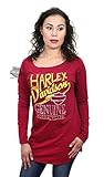 Harley-Davidson Womens The Look Out Genuine B&S Red Sweatshirt