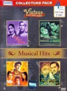 Vintage Black & White Classic: 4 Great Movies (Dil Deke Dekho/Hariyali Aur Rasta/Teen Devian/Ek Musafir Ek Hasina)