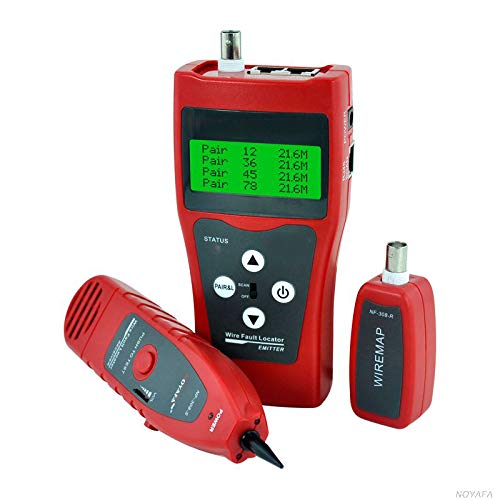 KALEA-INFORMATIQUE Professional multi-cable tester for RJ45 RJ11 USB BNC networks: Tests the length of cords, analyses internal wires, locates and pinpoints faults.