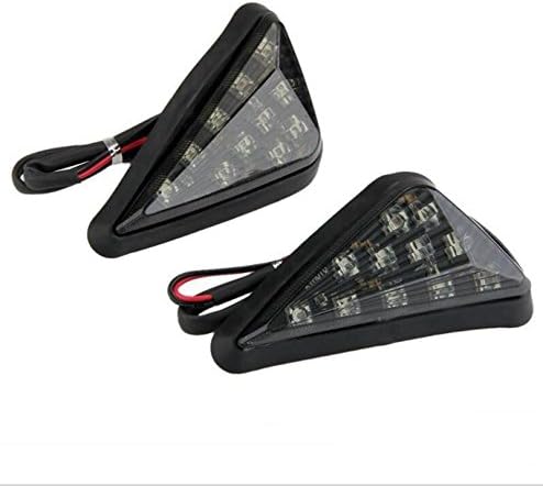 Tpfocus Smoke Triangle Flush Mount LED Turn Signals Blinker