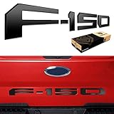 Tailgate Inserts Letters for F150 2018-2019, 3D Raised & Strong Adhesive Decals Letters, Tailgate Emblems Inserts Letters (Matte Black)