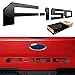 Tailgate Inserts Letters for F150 2018-2019, 3D Raised & Strong Adhesive Decals Letters, Tailgate Emblems Inserts Letters (Matte Black)