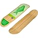 Bamboo Skateboards Green Fish Graphic Skateboard Deck, 7.75