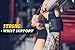 Leather Gymnastics Grips with Wide Wrist Wraps & Resistance Bands Set | Crossfit Grips | Wodies | Crossfit Gloves for Men & Women