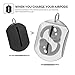 AhaStyle Earbuds Ear Hooks Covers [Sound Quality Enhancement] Compatible with Apple AirPods EarPods Headphones [2 Pairs- Large & Small] (Black)thumb 3